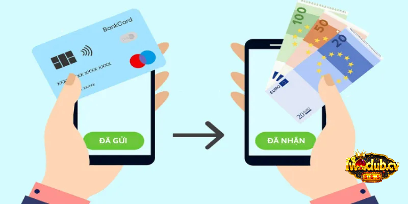 Nap rút 1 Nạp tiền iWinClub qua tài khoản ngân hàng là phương thức phổ biến